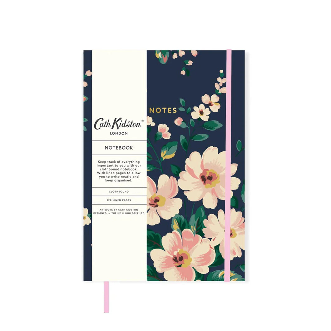 Notebook - Cath Kidston  - Navy Floral