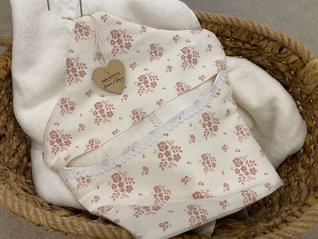 Pretty linen peg bag