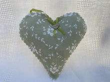 Load image into Gallery viewer, Handmade Lavender Heart made in Emilia Fog
