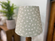 Load image into Gallery viewer, Mini Empire Lampshade - Linen &amp; Rose - Ditsy Fog on white linen - 15cm
