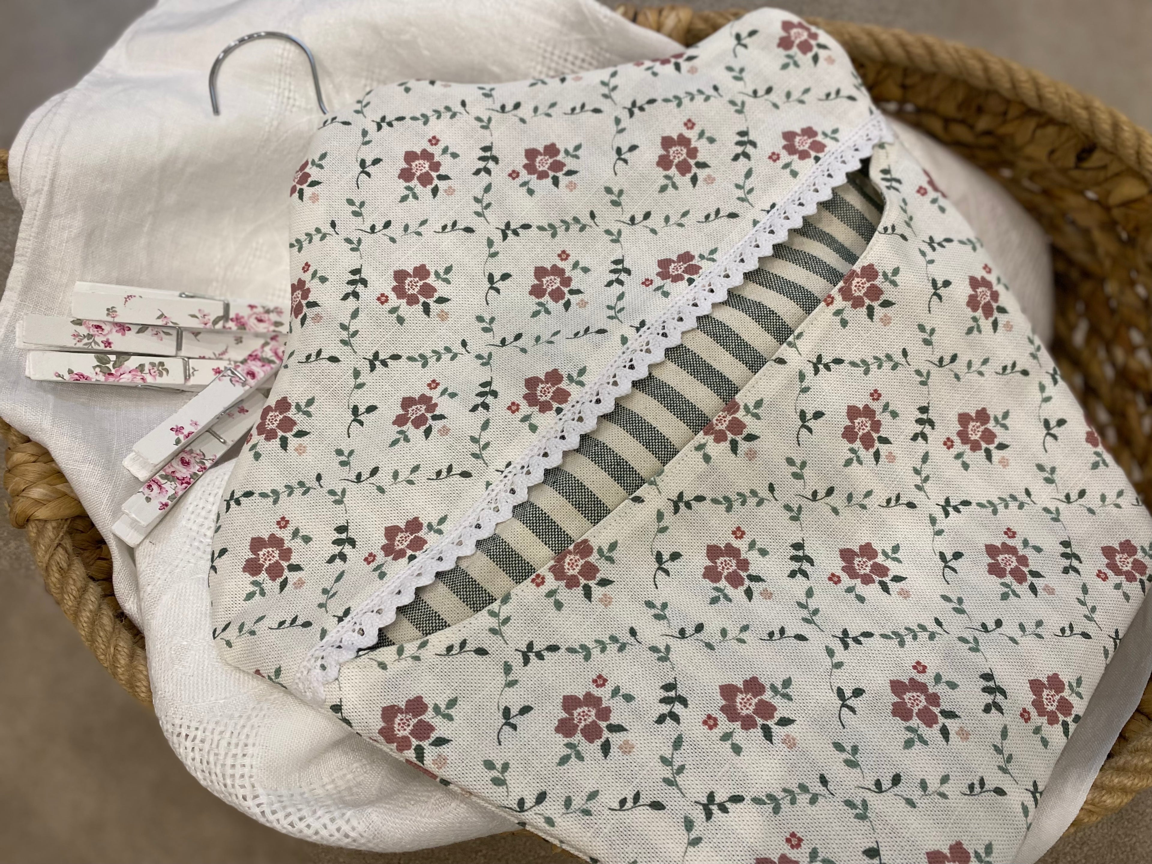 Peg Bag - Linen and Rose - Emilia multi linen