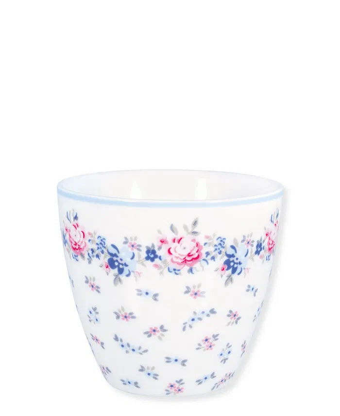 Pretty floral latte cup - Laura - GreenGate