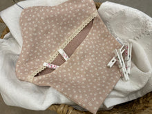 Load image into Gallery viewer, Peg Bag - Linen and Rose - Ditsy Primrose pink
