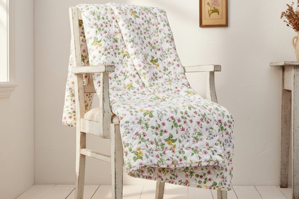 Bed quilted Throw - Karolina large 140 x 220cm - Greengate