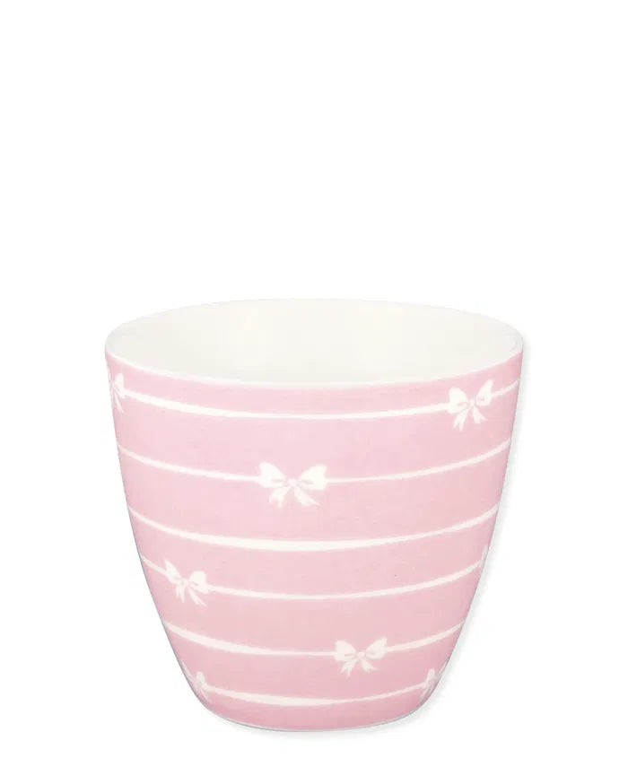 Pretty pink Bow latte cup - Dolobella pink - GreenGate