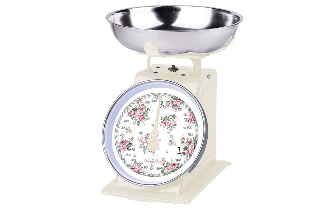 Isabelle Rose - Retro Weighing Scales - Lisa flowers Beige