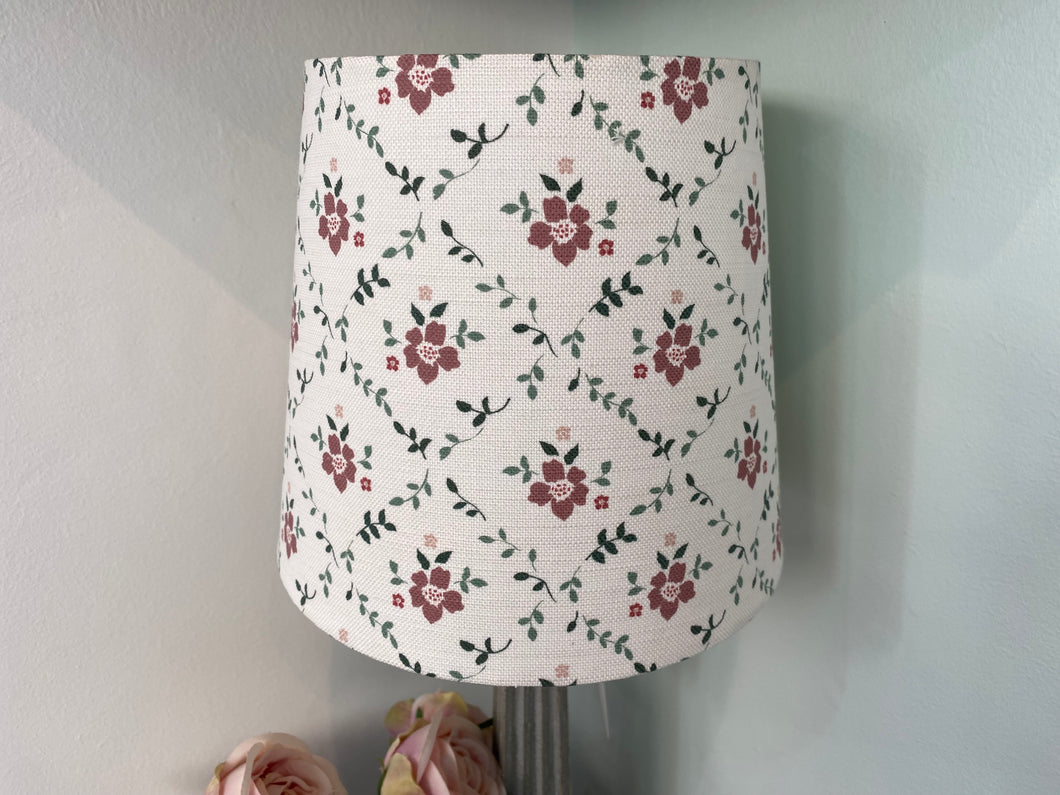 Empire Lampshade - Linen and Rose - Emilia Multi - 25cm