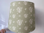Empire Lampshade - Linen and Rose - Damson in Fog - 25cm