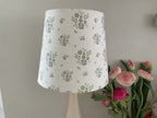 Empire Lampshade - Linen & Rose - Damson - Fog on White - 20cm Empire