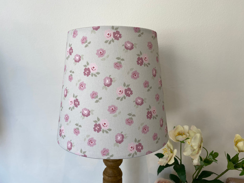Empire Lampshade - Linen & Rose - Martha - Green - 20cm Empire
