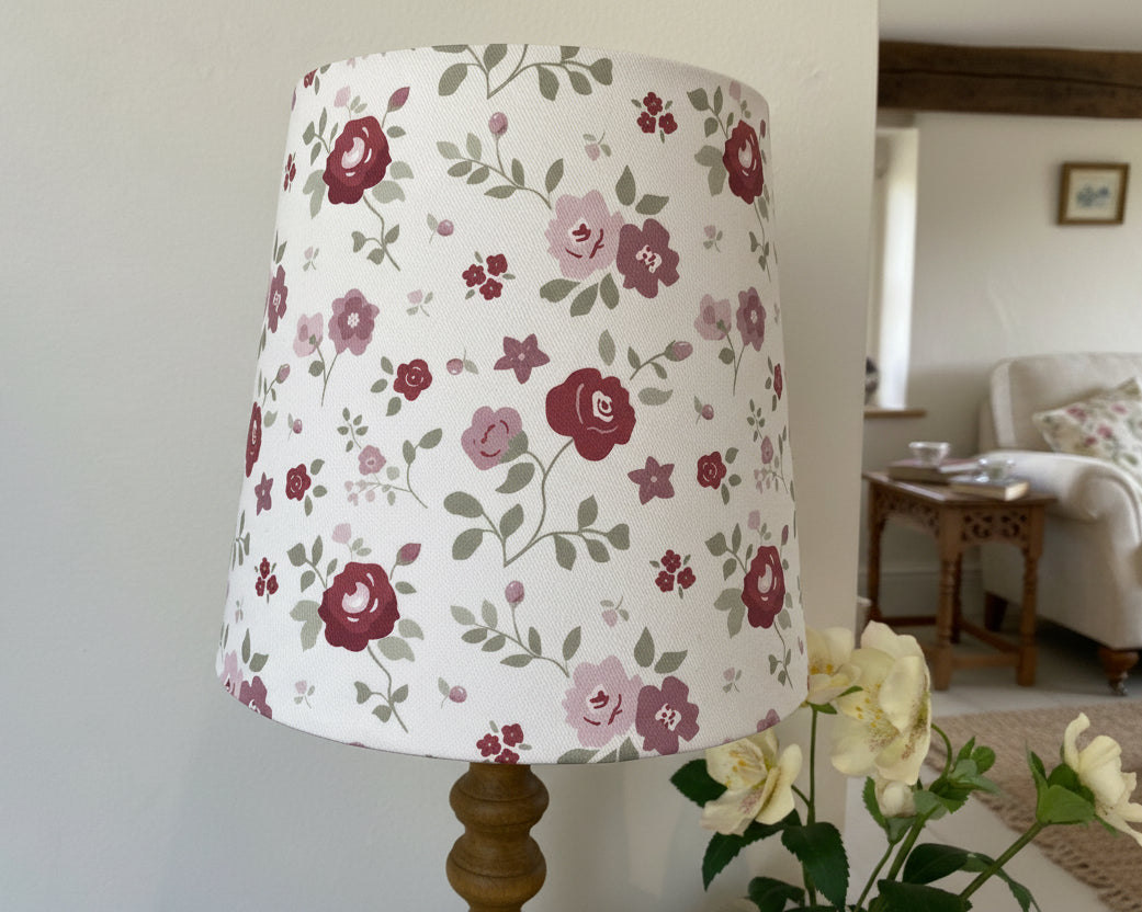 Empire Lampshade - Linen & Rose -  Beatrice - 20cm Empire