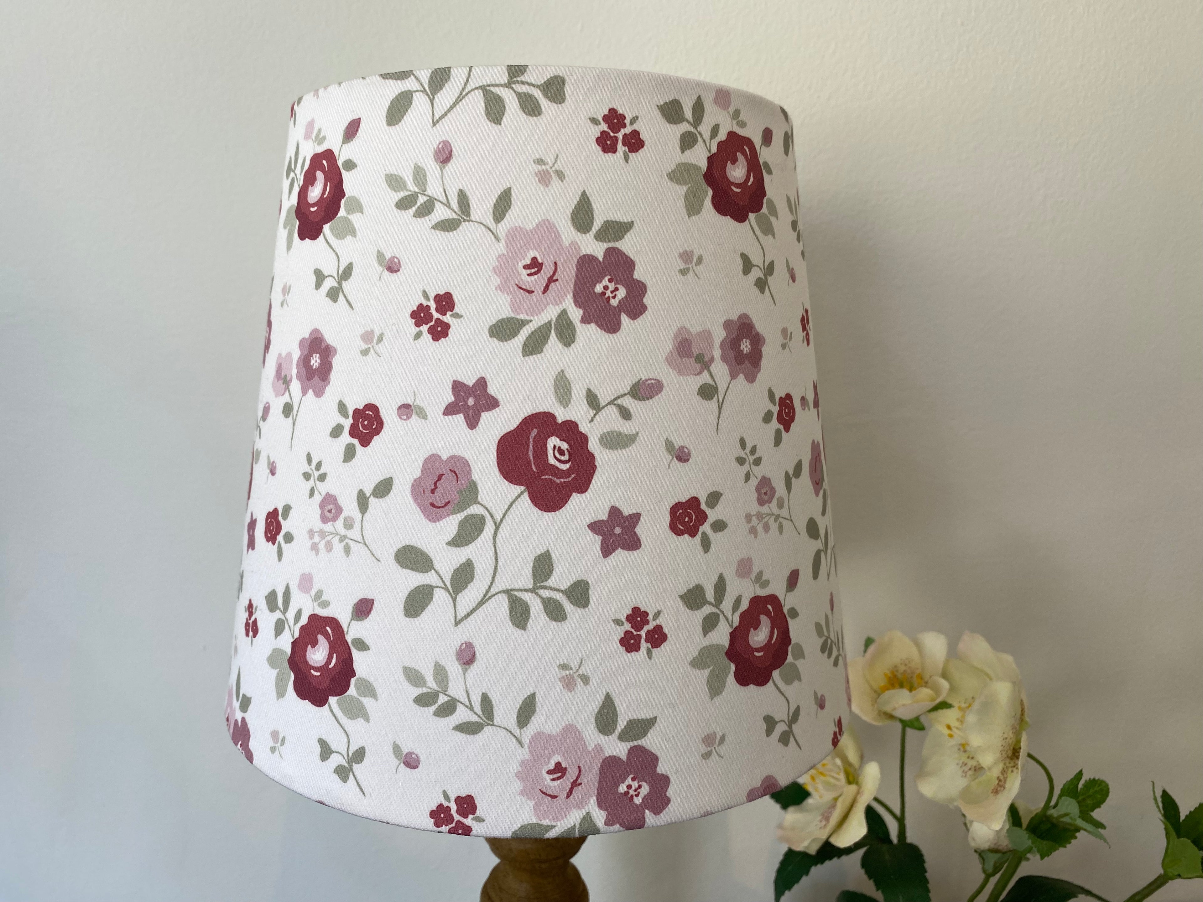 Empire Lampshade - Linen & Rose -  Beatrice - 20cm Empire