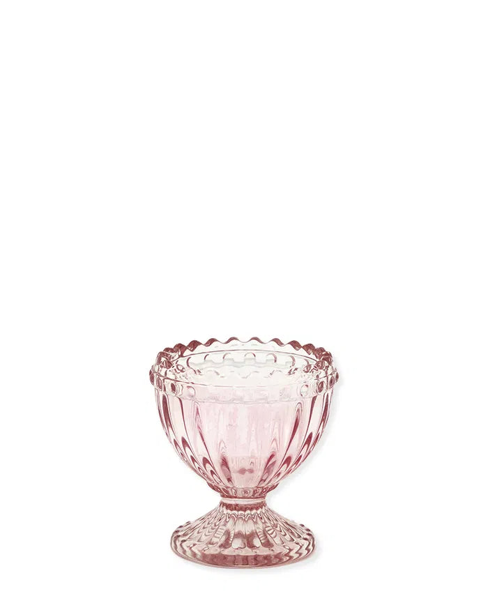 Egg Cup - Alice Pink Glass- Greengate