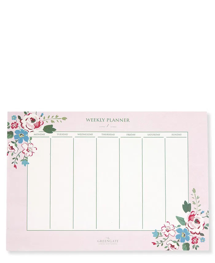 Weekly planner so pretty - Greengate Inge-Marie pale pink