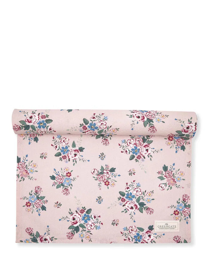 Table Runner Inge-Marie Pink - Greengate