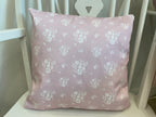 Cushion Cover - Linen and Rose Primrose Damson - 32cm x 32cm