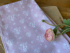 Tea Towel - Linen and Rose - Damson  - Primrose Pink