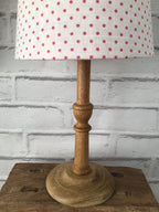 Lampbase  - Mango Wood in Old Pine - 29cm