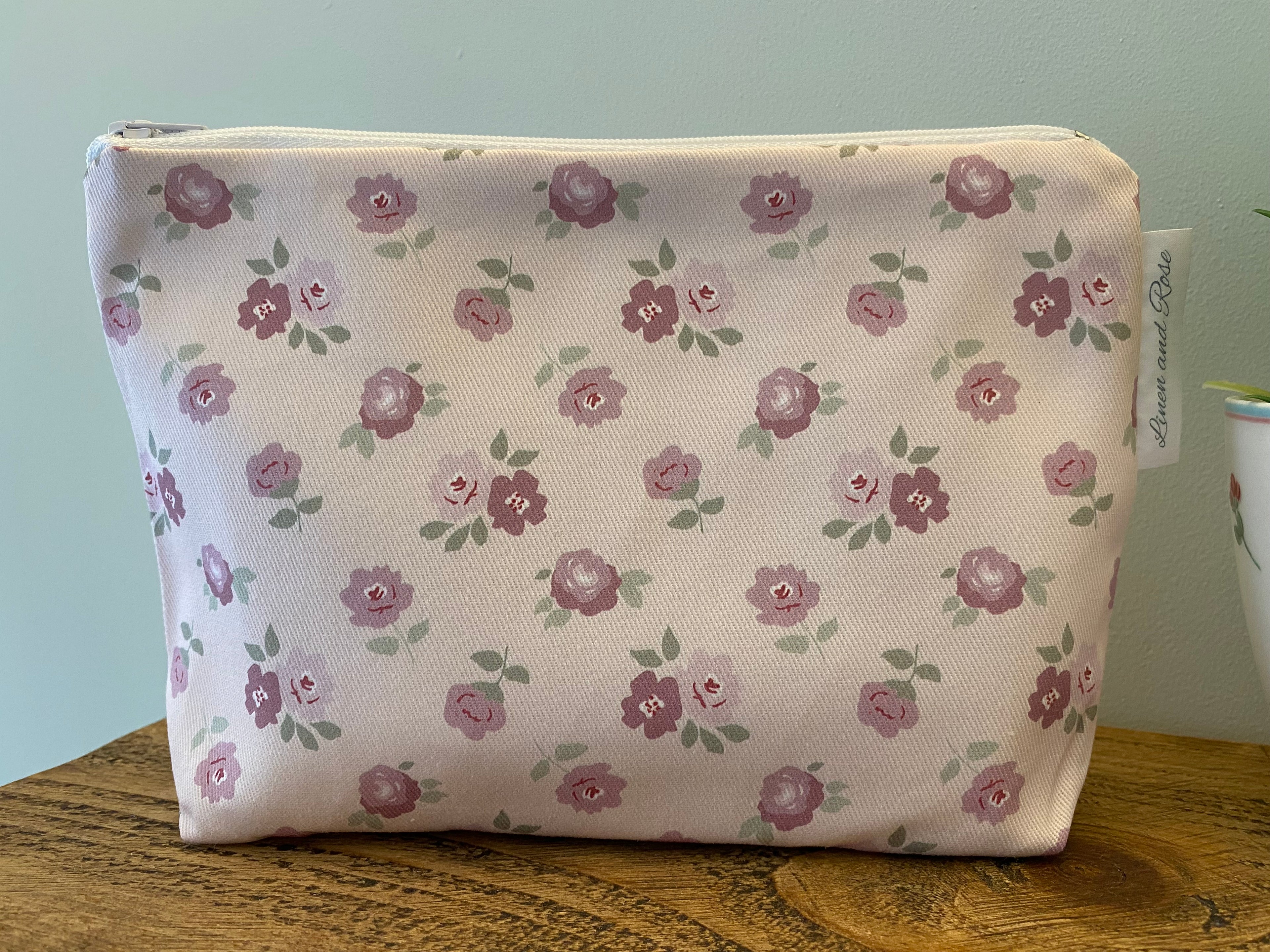 Cotton Cosmetic bag - Martha Pink