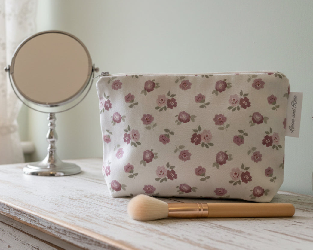 Cotton Cosmetic bag - Martha White