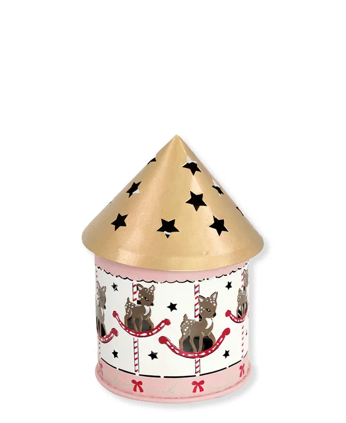 Lantern Round Carousel GreenGate Inge Marie Pink