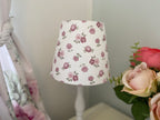 Mini Empire Lampshade - Linen & Rose - Martha on White - 15cm