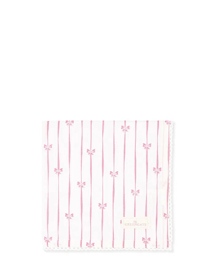 Pretty Cotton Napkins  - Dolobella Pink by GreenGate