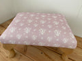 Footstool - Pretty Primrose Damson