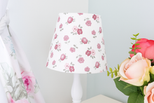 Load image into Gallery viewer, Mini Empire Lampshade - Linen &amp; Rose - Martha on White - 15cm
