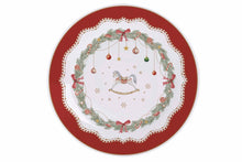 Load image into Gallery viewer, Isabelle Rose - 19.5cm Plate - Rocking Horse - Happy Holidays
