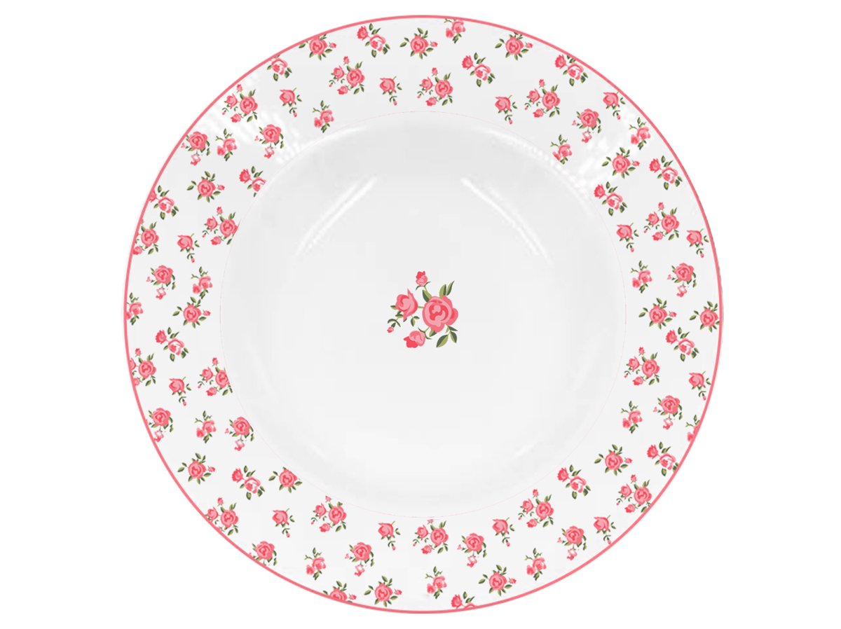 Isabelle Rose - 22cm Soup Plate / Dish - Holly