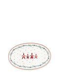 Oval Serving Plate - Juana white small - GreenGate Christmas