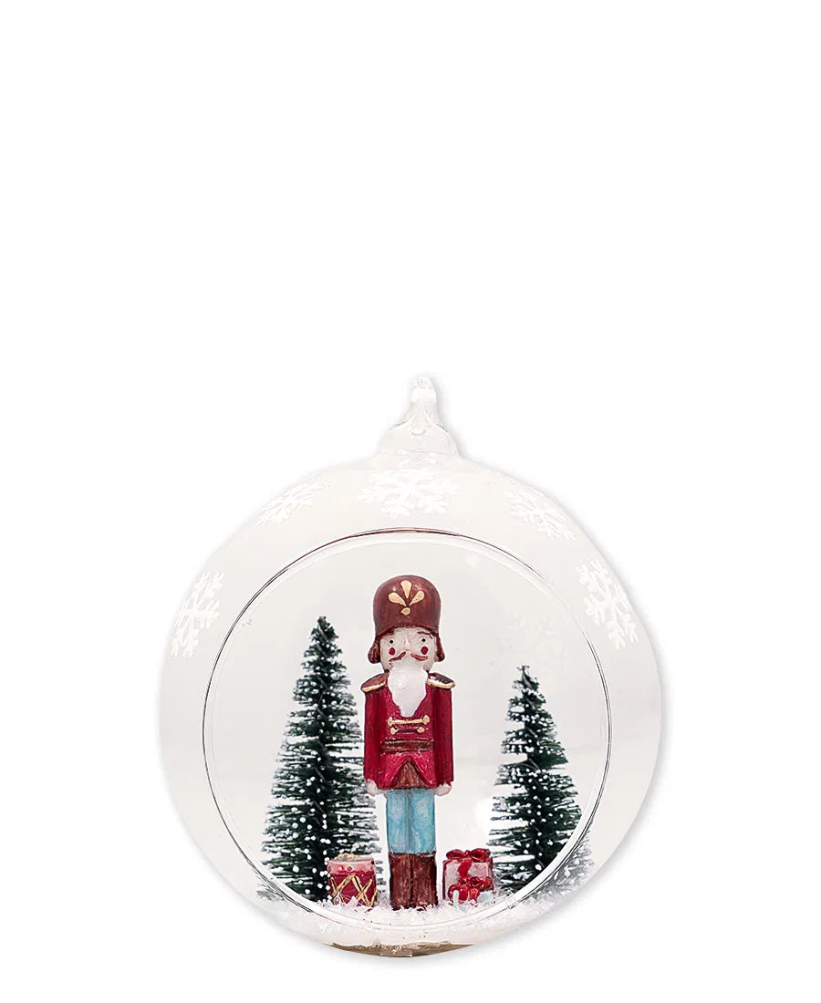 Christmas Bauble - Nutcracker Red inside - GreenGate Christmas