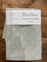 Load image into Gallery viewer, Tea Towel - Sarah Hardaker - Coco Duck Egg linen
