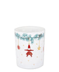 Candle Holder - Juana White Medium - GreenGate Christmas