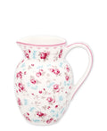 Ceramic Jug 0.5L - Elsy White - Greengate