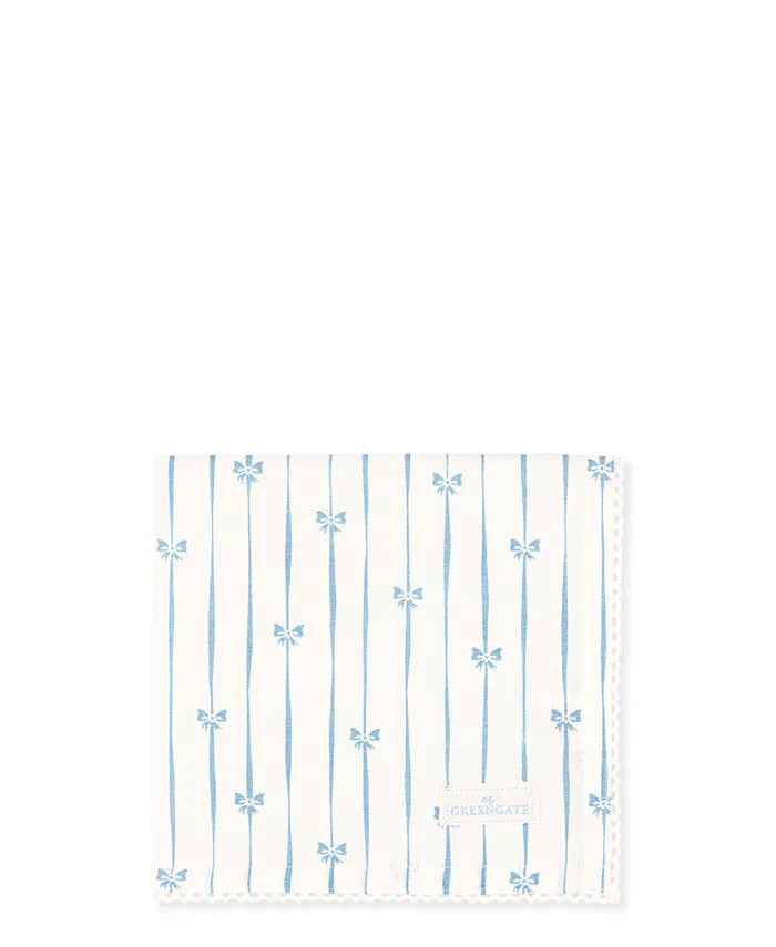 Pretty Cotton Napkins  - Dolobella Blue by GreenGate