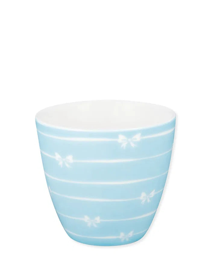 Pretty pink Bow latte cup - Dolobella blue - GreenGate