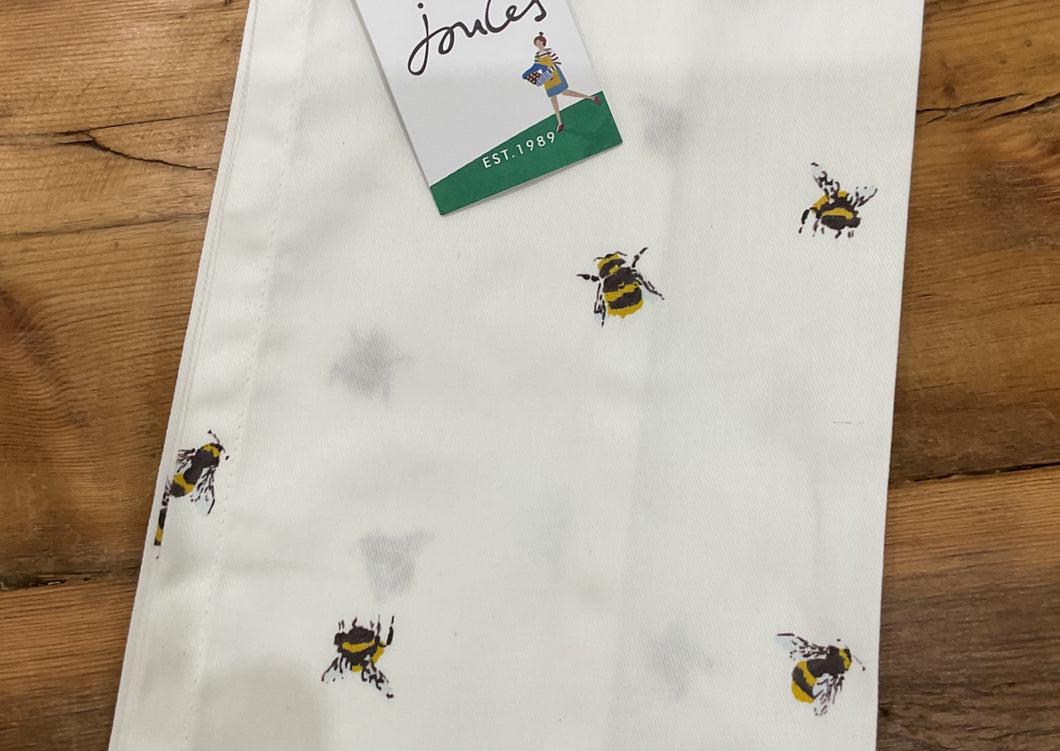 Tea Towel - Joules Single Buzzing Bees