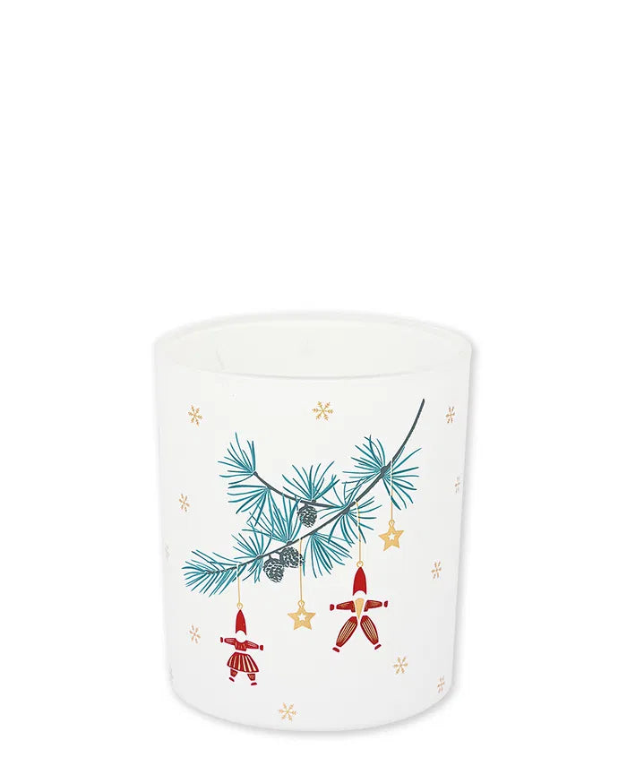 Candle Holder - Juana White Small - GreenGate Christmas