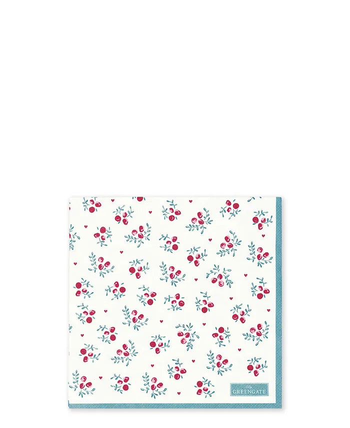 Paper Napkins Pretty Belia -  Greengate Christmas