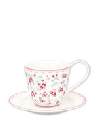 Cup and Saucer - Elsy White - Greengate