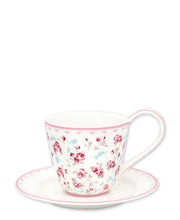 Load image into Gallery viewer, Cup and Saucer - Elsy White - Greengate
