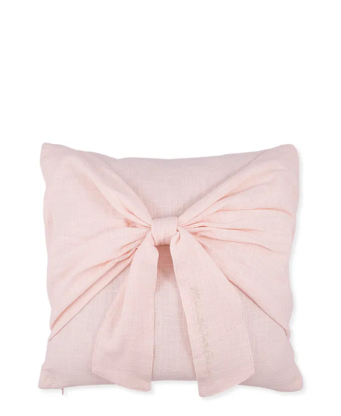 Cushion Cover - Bow Pale Pink - 40cm x 40cm