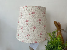 Load image into Gallery viewer, Empire Lampshade- Sarah Hardaker - Anais Faded Red and Olive 20cm
