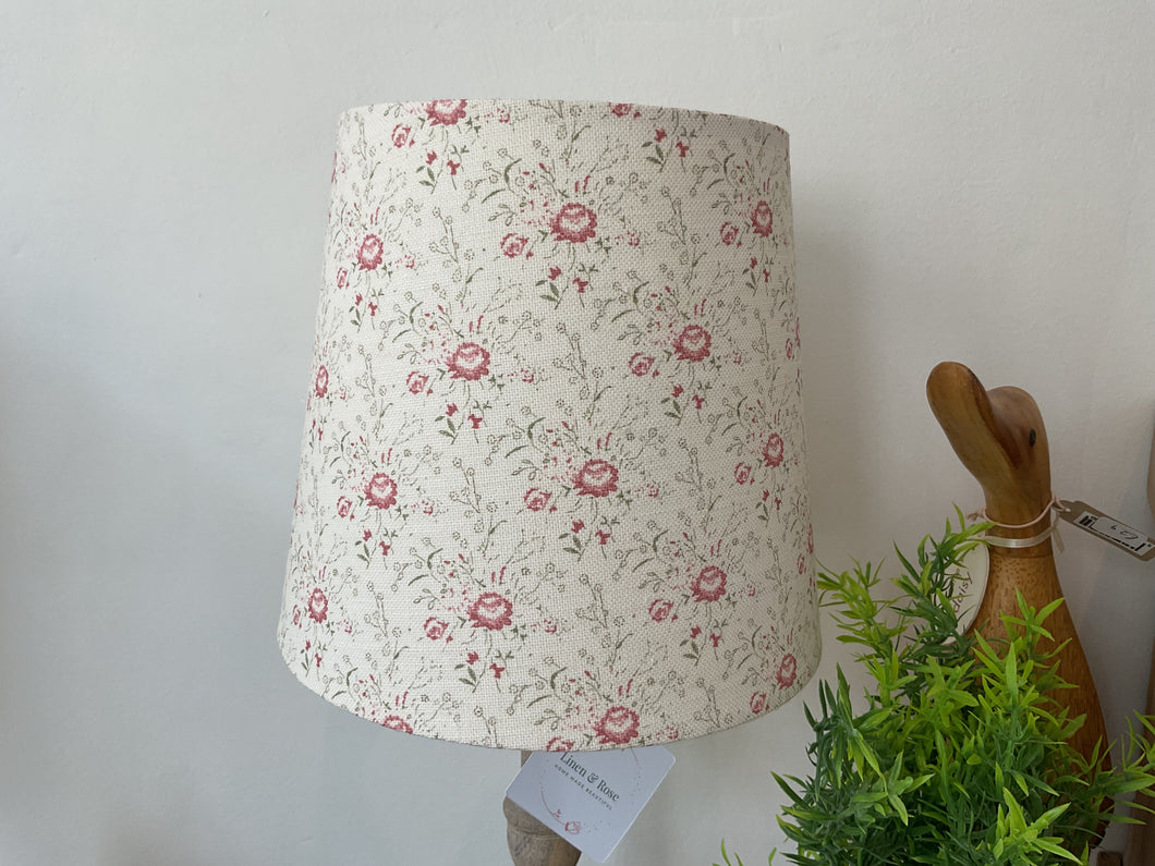 Empire Lampshade- Sarah Hardaker - Anais Faded Red and Olive 20cm