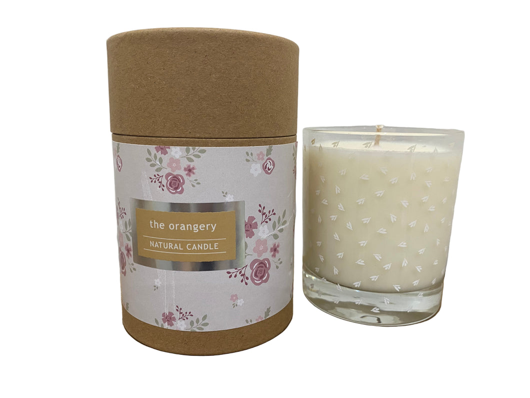 Handmade Natural Candle - Orange
