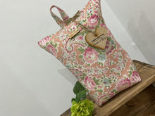 Load image into Gallery viewer, Weighted Doorstop - Sarah Hardaker - Vintage Paisley Coral/green
