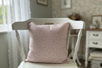 Cushion Cover - Linen & Rose Primrose Pink Ditsy - 36cm x 36cm