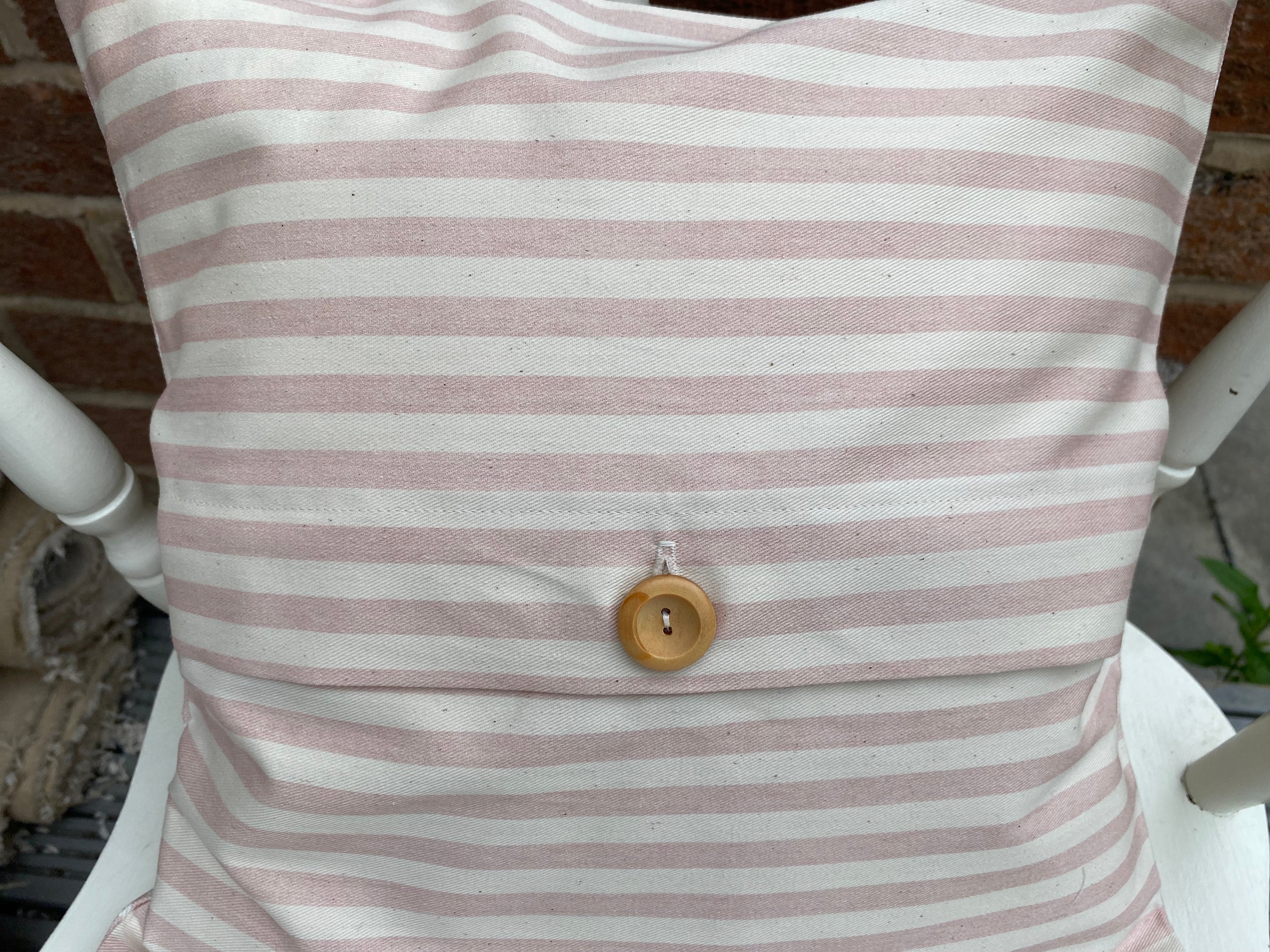 Cushion Cover - Linen & Rose Primrose Pink Ditsy - 36cm x 36cm